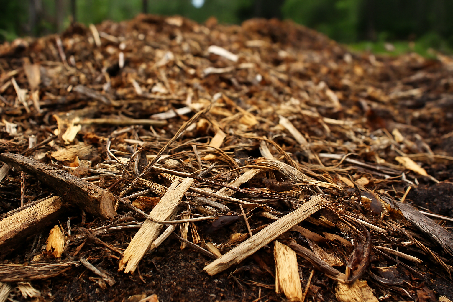 Wood chips and forest residues